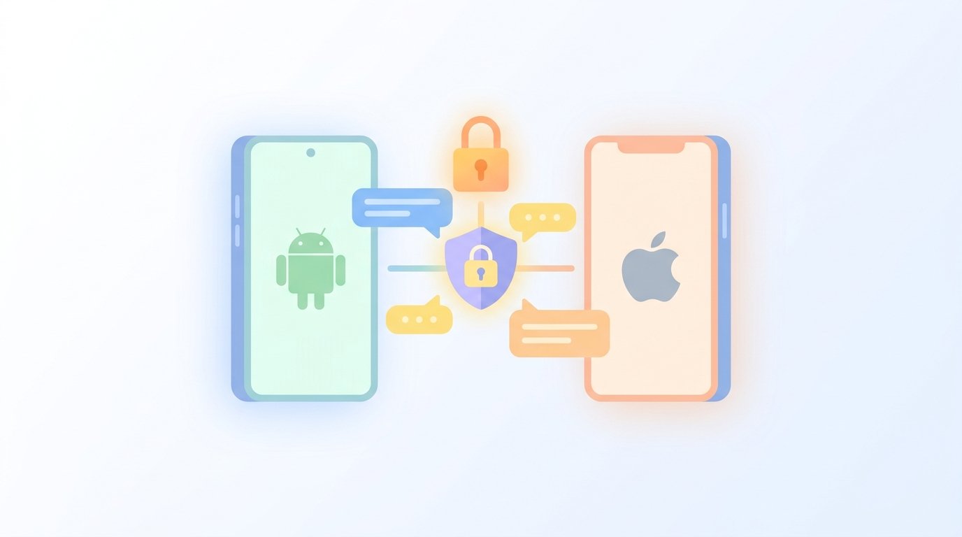 Android 與 iPhone 訊息終於支援 RCS 端對端加密 跨平臺通訊隱私升級