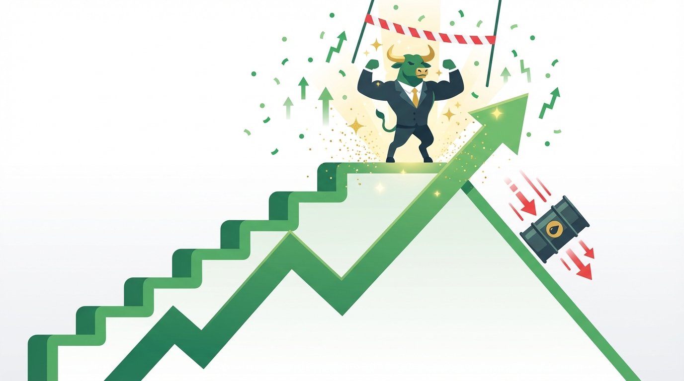 Nasdaq 締造三年來最長連漲紀錄，華爾街距歷史高點僅一步之遙