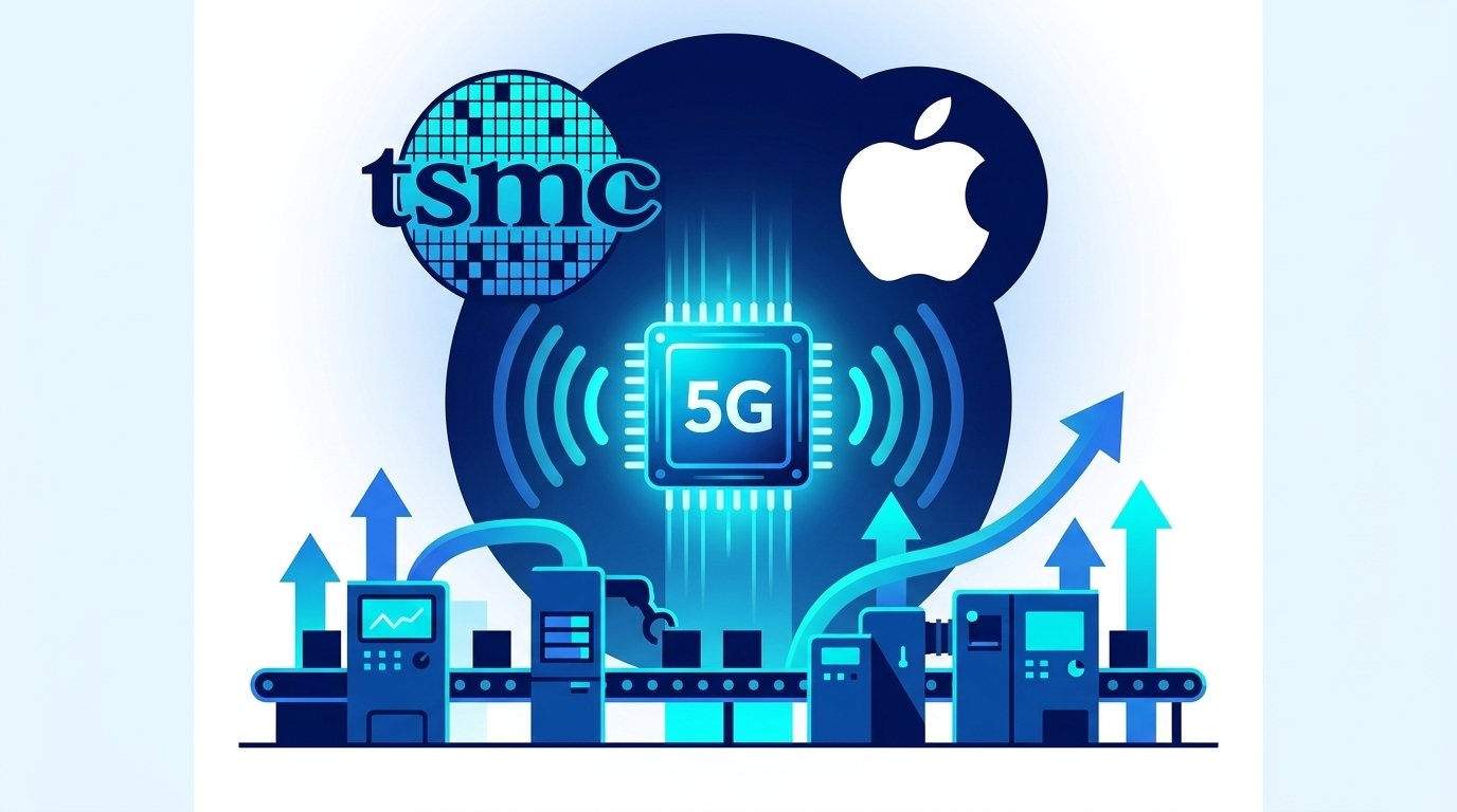 台積電傳奪蘋果自研 5G 數據機晶片大單 精材跟著旺