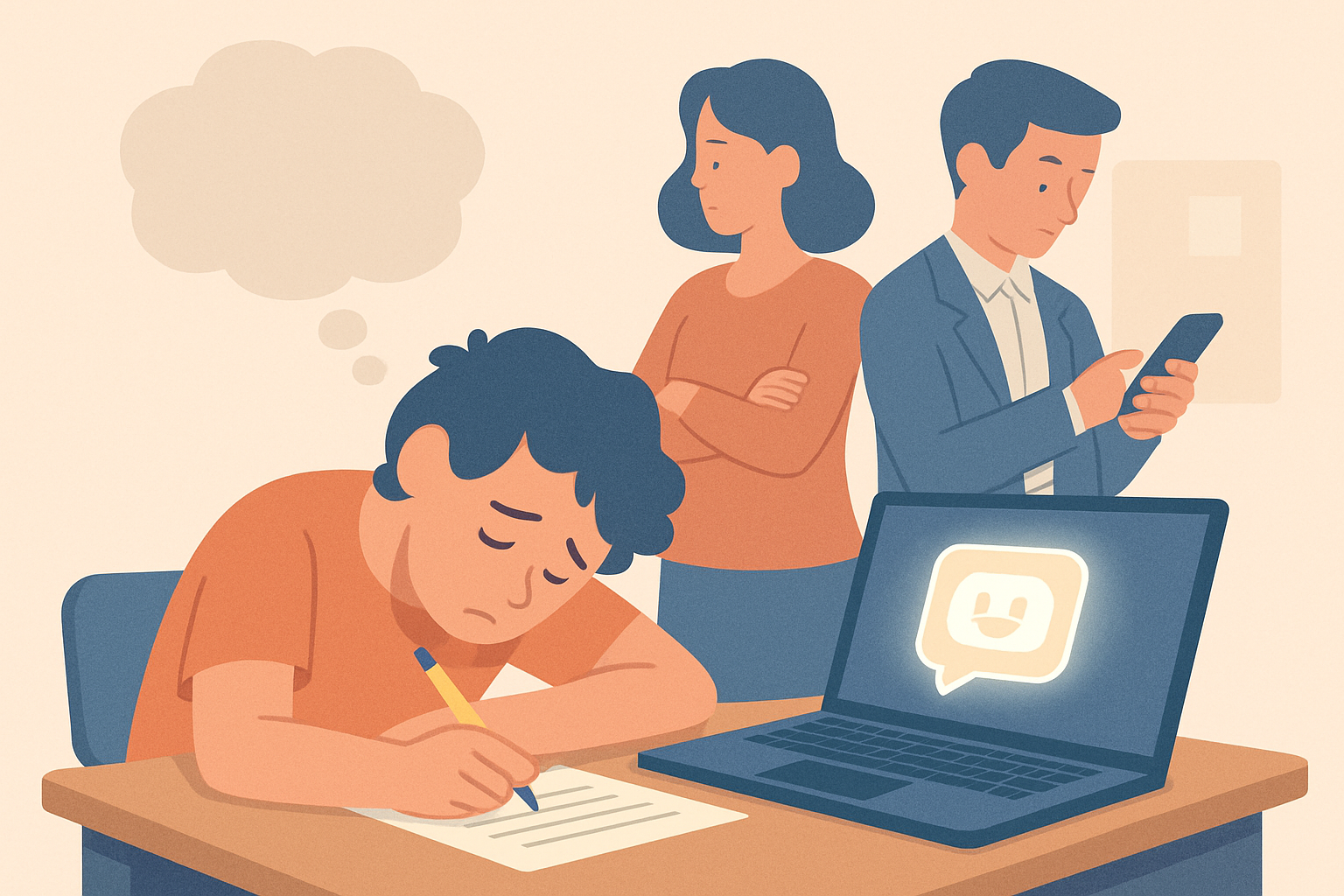 青少年把思考外包給 AI 的代價：學得更少，大人卻不阻止