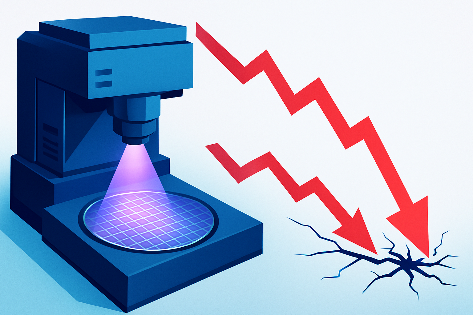 中國將量產 DUV 曝光機消息衝擊 ASML 股價，盤中一度重挫 8.2%