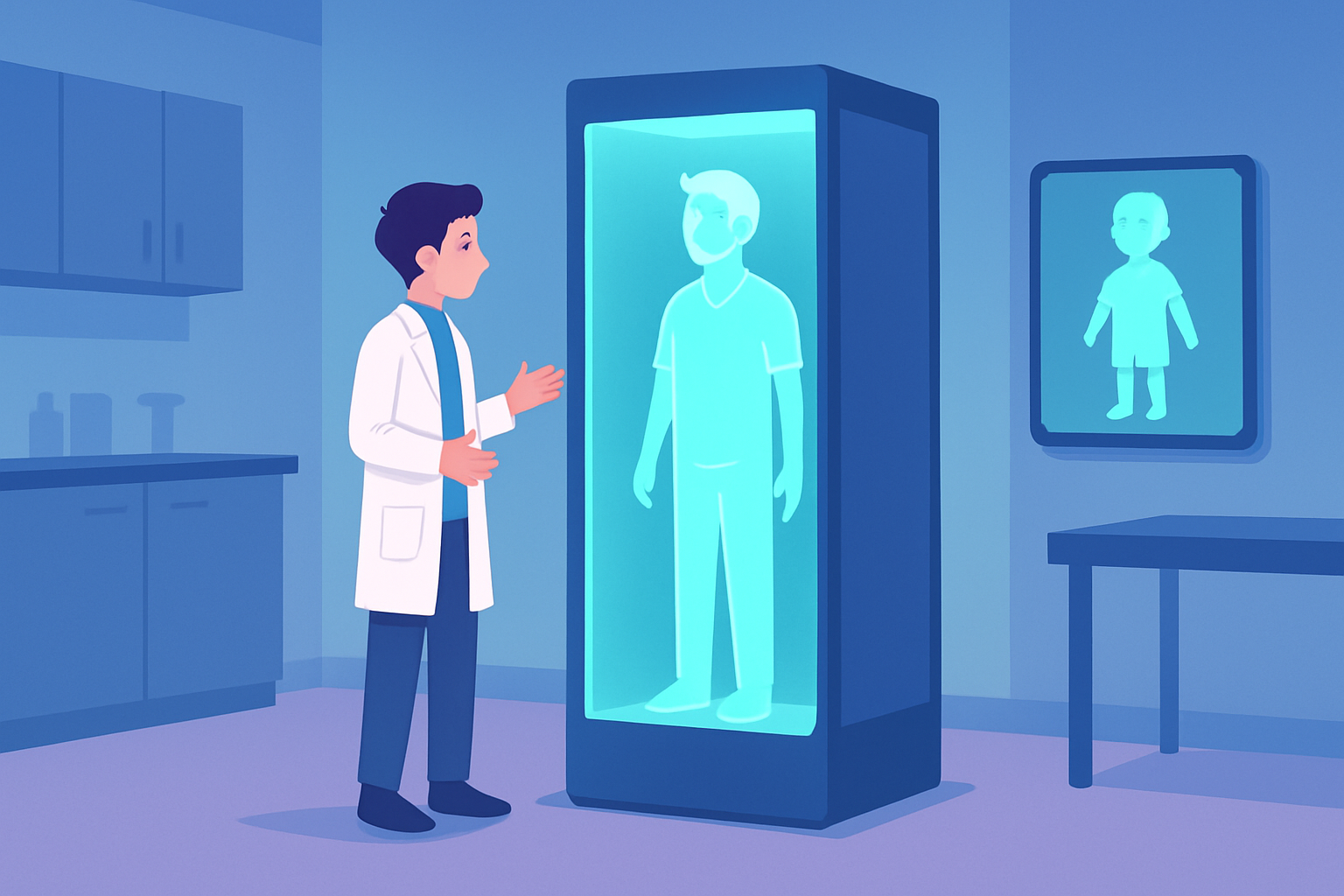 中佛羅里達大學用 AI 全像投影教醫療：真人大小的虛擬病患會回答學生的問診