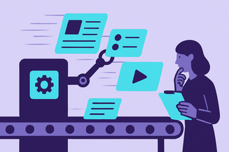 AI 如何改變線上課程製作的速度
