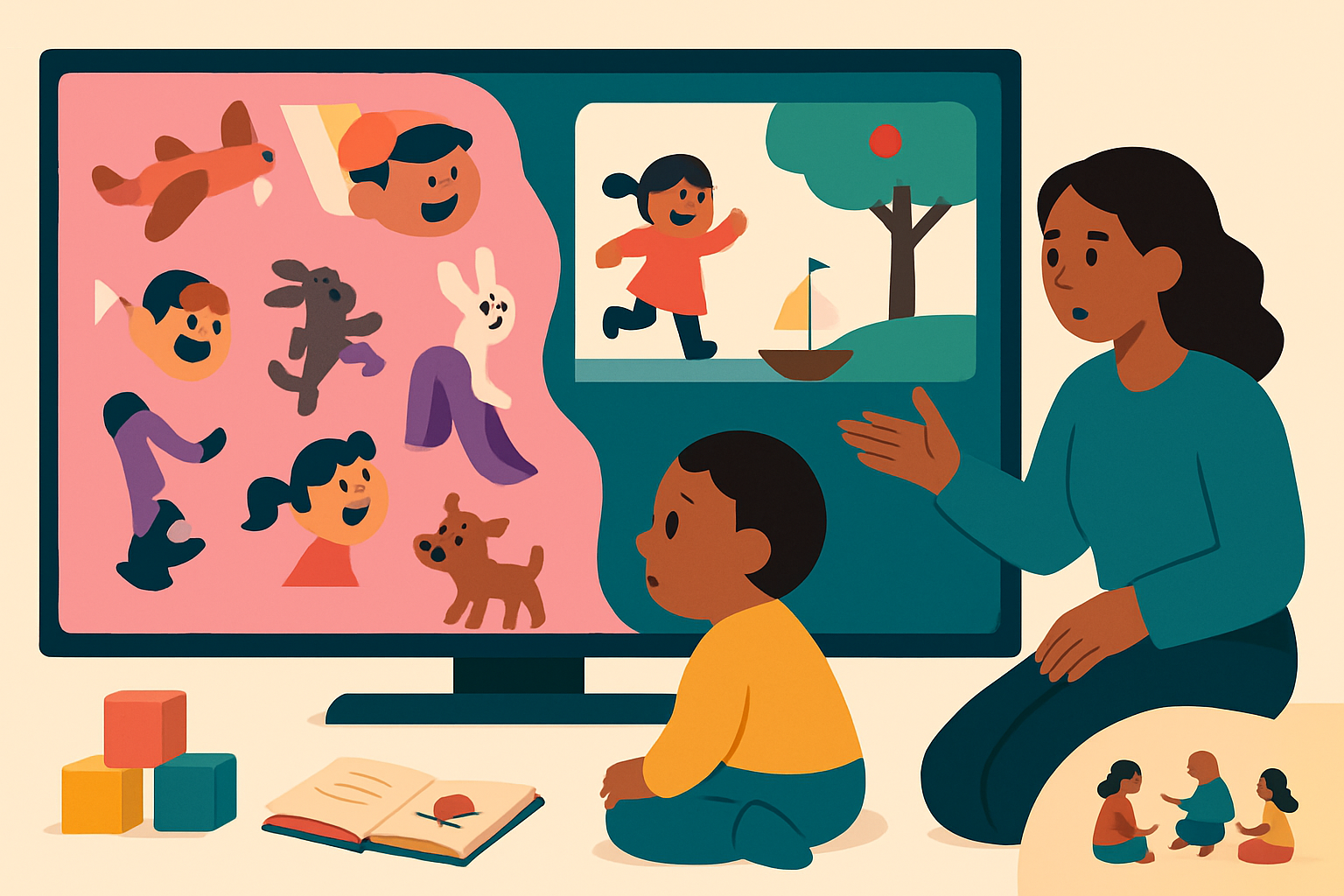 AI 生成的兒童影片正在改變幼兒看到的世界，而幼教老師被迫兼任媒體評論者
