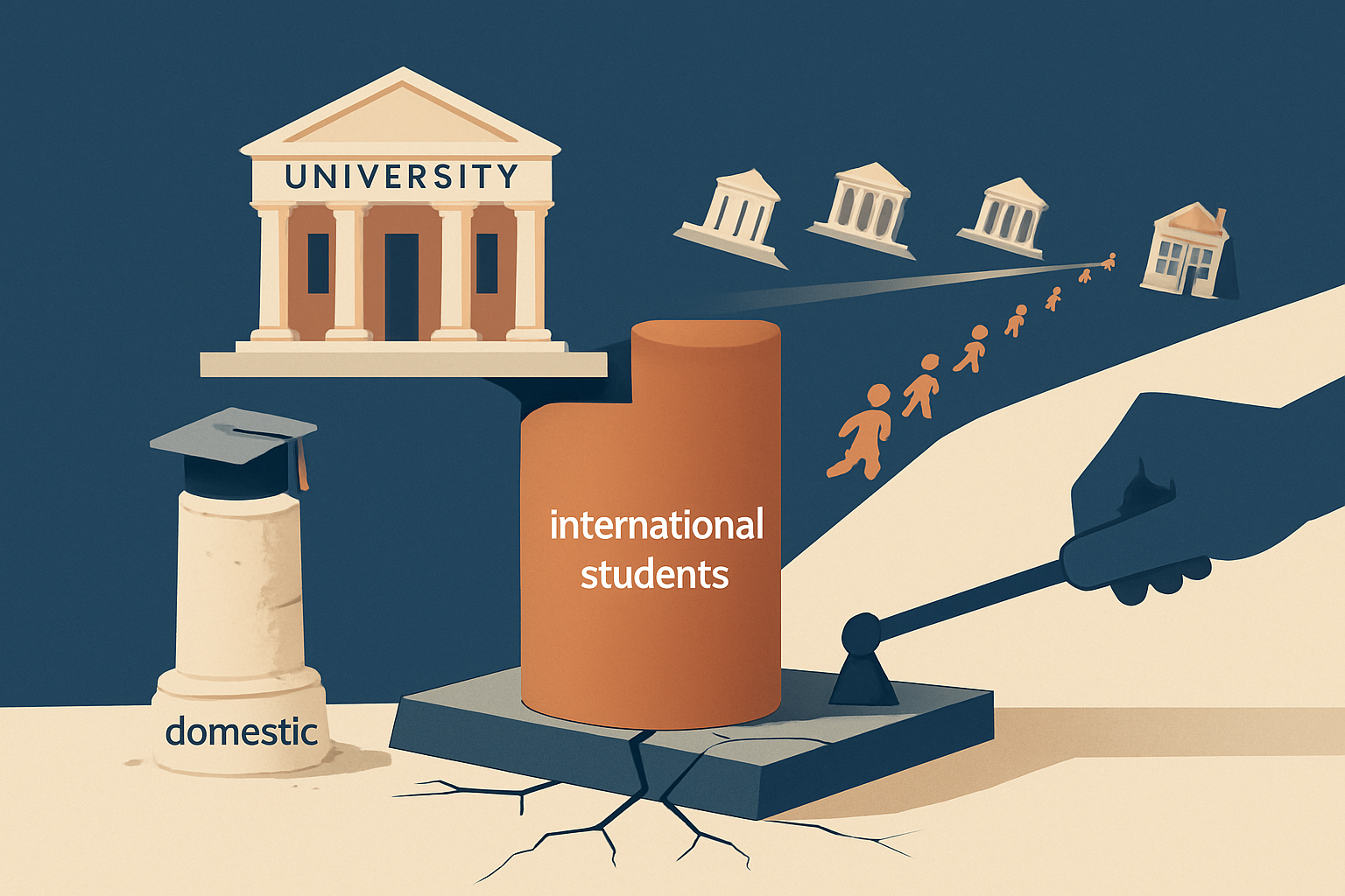 英國高教界警告「大學可能倒閉」，而這關係到台灣的招生現實