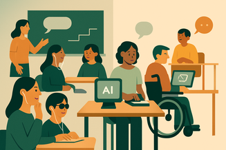 AI 有機會讓身心障礙學生被納入，也可能讓排除更徹底