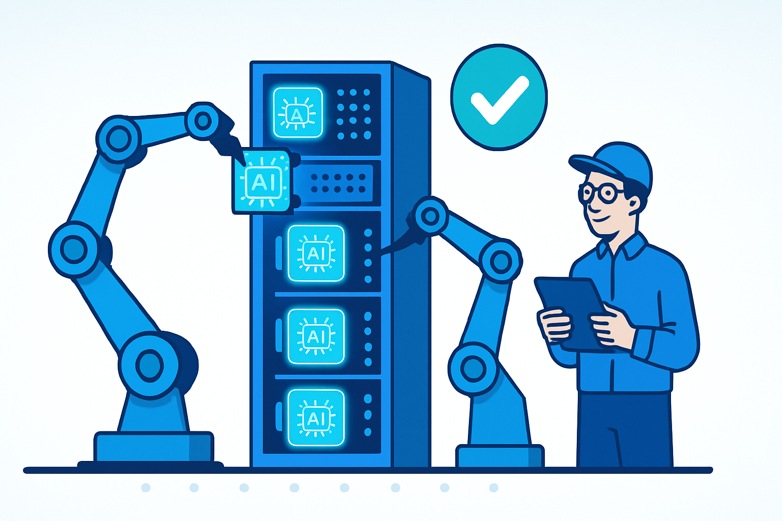 輝達攜手鴻海，AI 機器人實際上產線組裝 AI 伺服器，大幅提升良率