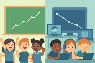 NAEP 新數據：疫情期間尚未入學的 9 歲童　學力反而更高