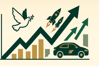 美股受美伊消息激勵大漲 Alphabet、Rocket Lab、SpaceX、Tesla 領漲