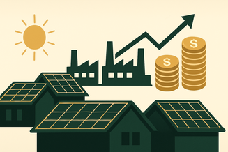 屋頂型太陽能新政8月上路 四大模組廠迎百億商機