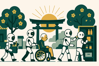 日本拚 2040 年千萬台機器人上線，以機器人因應超高齡社會的缺工危機