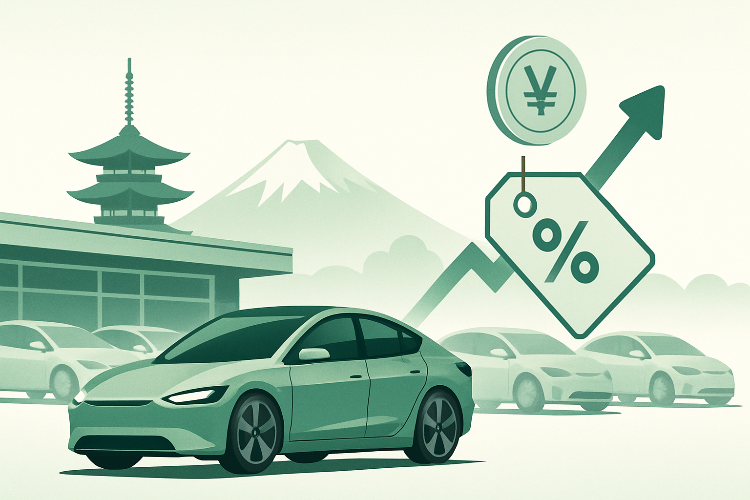 補助效應發威，日本電動車銷量創紀錄，特斯拉飆增 1.5 倍