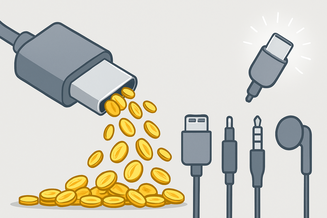 蘋果靠 Lightning 連接埠收取授權金，十年進帳估超過 10 億美元