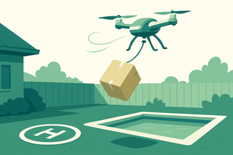 包裹不送後院送泳池，Amazon Prime Air 德州出包揭商業化隱憂