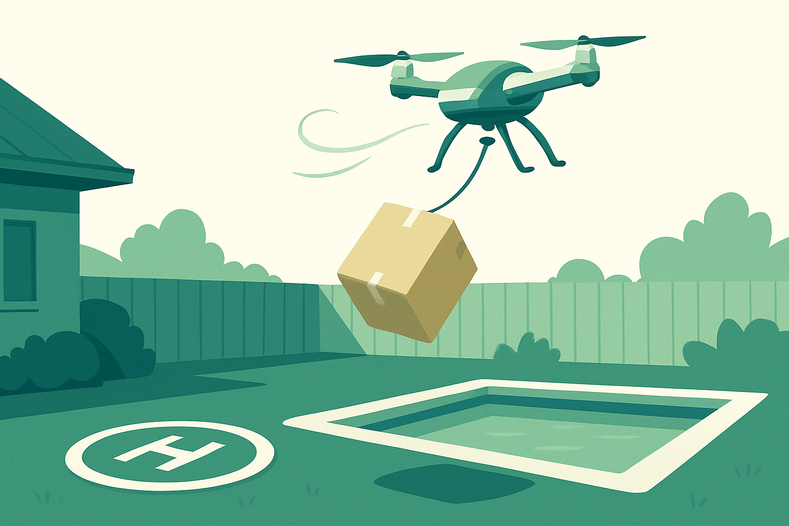 包裹不送後院送泳池，Amazon Prime Air 德州出包揭商業化隱憂