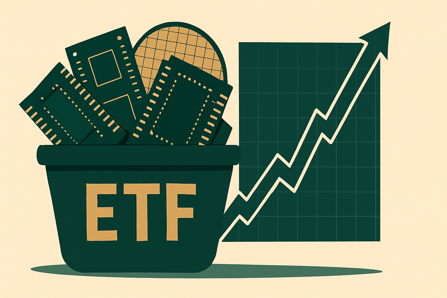 00735 ETF 重倉三星海力士 規模成長突破 1000%