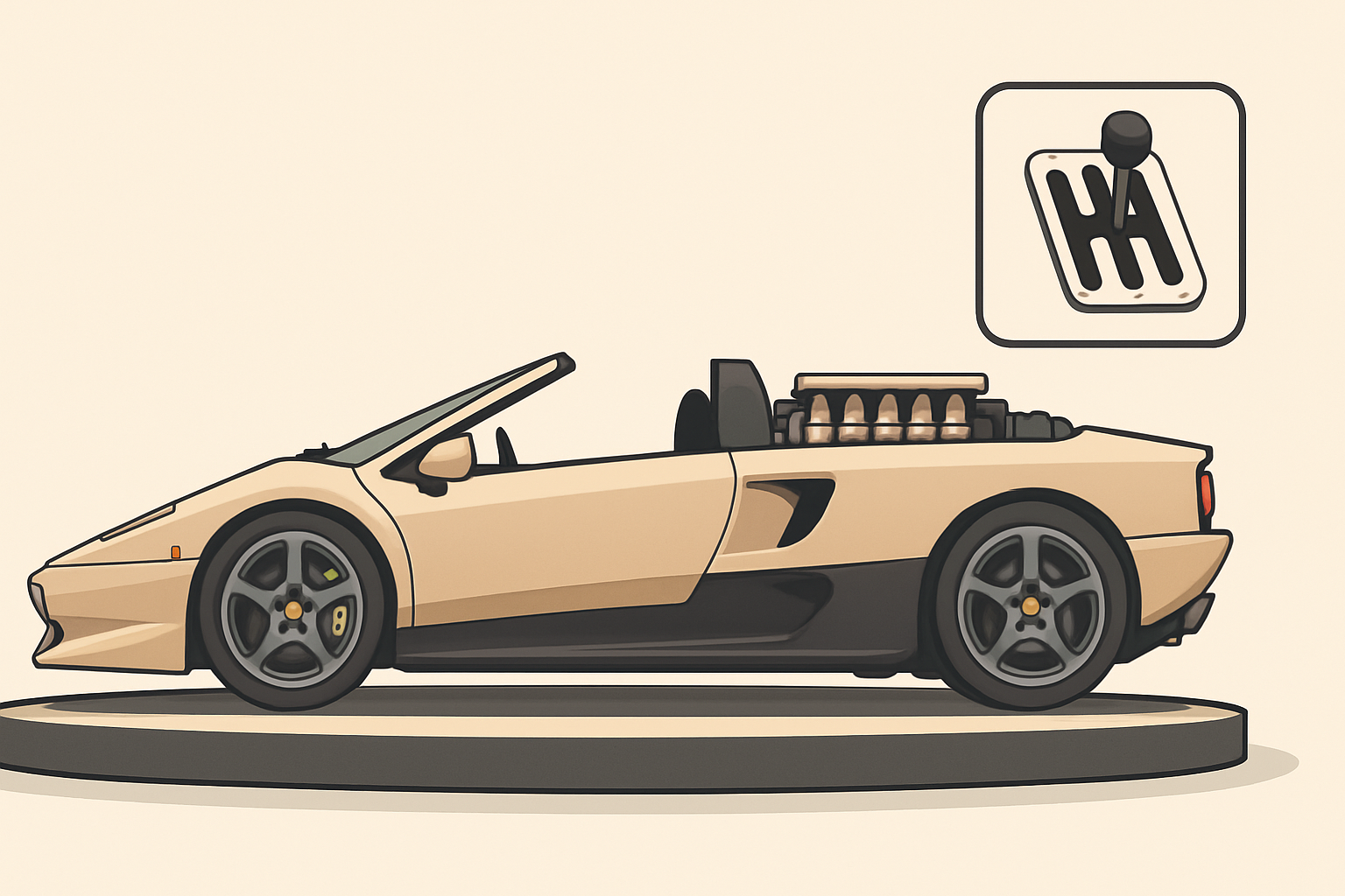 Lamborghini Diablo Restomod 亮相：無車頂、V12、六速手排