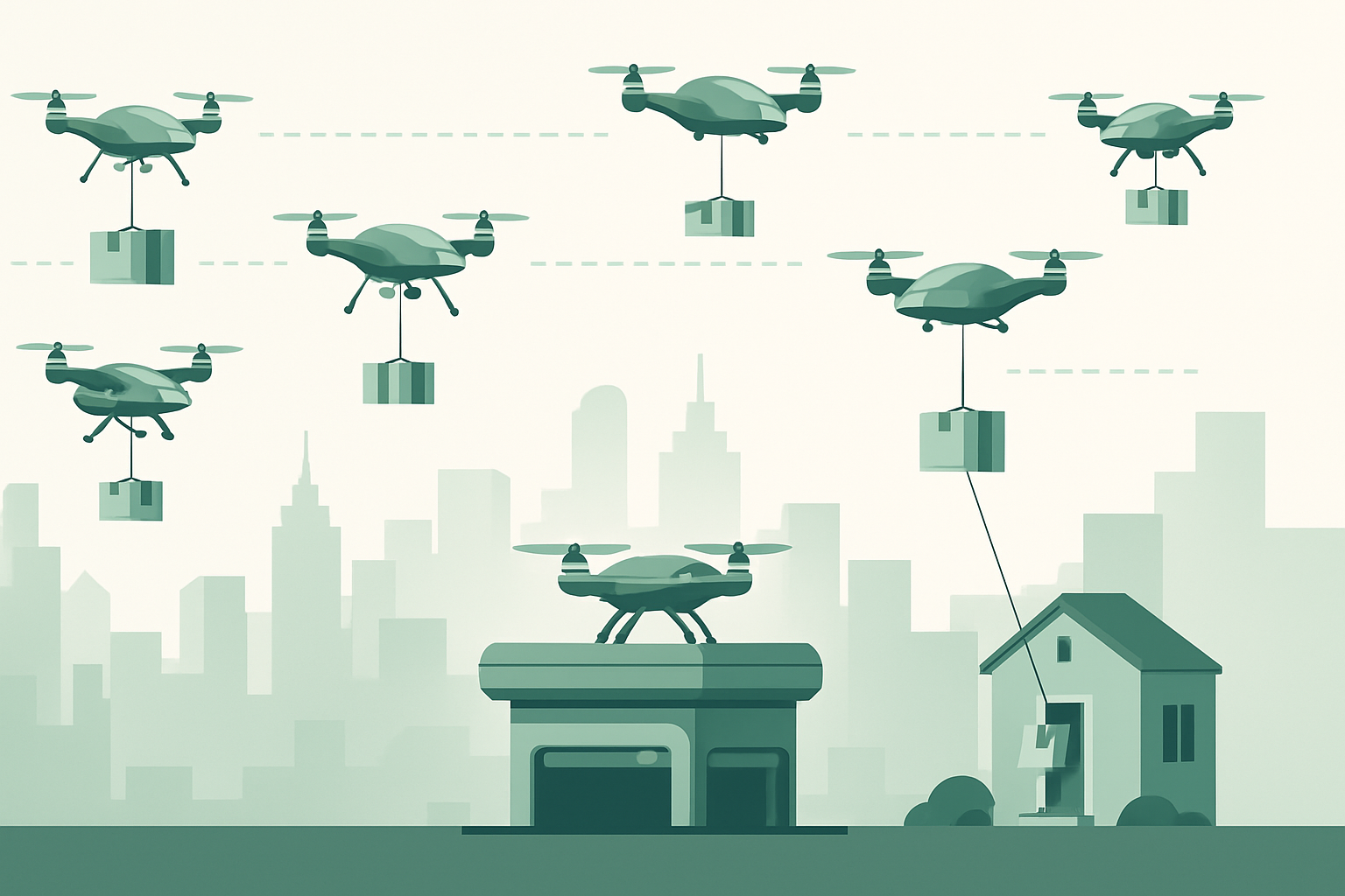 Uber 攜手 Zipline 擴大無人機送餐，目標 2029 年每日配送 100 萬單