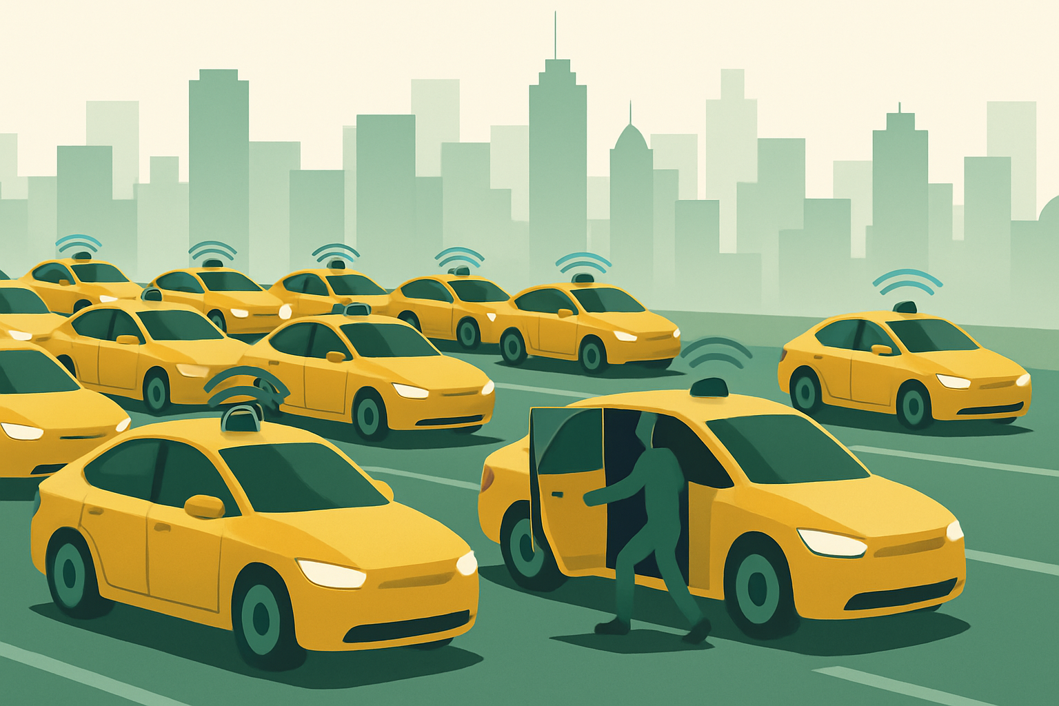 金色車隊來襲，Tesla CyberCab 開始大量出現在道路上